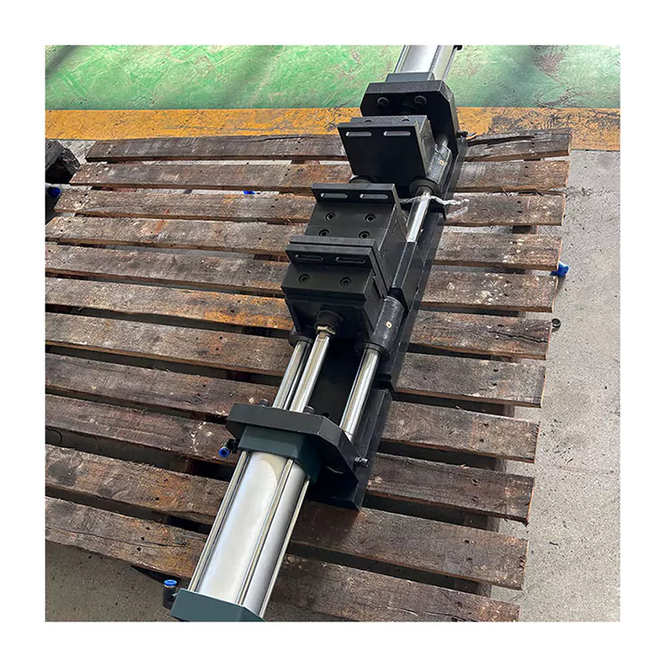 Bikoitza Bakar Ireki Pneumatiko Laua Vice